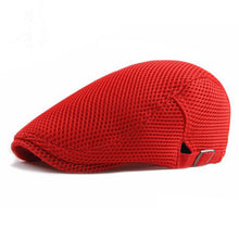 Load image into Gallery viewer, 2019 Couple Polyester Breathable Adjustable Beret Caps Thin Classic Vintage Outdoor Sunscreen Sun Cap Boina Men Caps