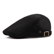 Load image into Gallery viewer, 2019 Couple Polyester Breathable Adjustable Beret Caps Thin Classic Vintage Outdoor Sunscreen Sun Cap Boina Men Caps
