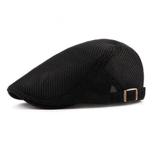 Load image into Gallery viewer, 2019 Couple Polyester Breathable Adjustable Beret Caps Thin Classic Vintage Outdoor Sunscreen Sun Cap Boina Men Caps
