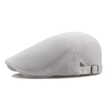 Load image into Gallery viewer, 2019 Couple Polyester Breathable Adjustable Beret Caps Thin Classic Vintage Outdoor Sunscreen Sun Cap Boina Men Caps

