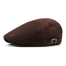 Load image into Gallery viewer, 2019 Couple Polyester Breathable Adjustable Beret Caps Thin Classic Vintage Outdoor Sunscreen Sun Cap Boina Men Caps
