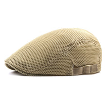 Load image into Gallery viewer, 2019 Couple Polyester Breathable Adjustable Beret Caps Thin Classic Vintage Outdoor Sunscreen Sun Cap Boina Men Caps
