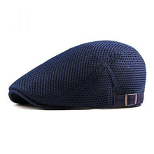 Load image into Gallery viewer, 2019 Couple Polyester Breathable Adjustable Beret Caps Thin Classic Vintage Outdoor Sunscreen Sun Cap Boina Men Caps
