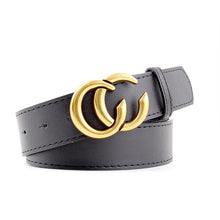 Load image into Gallery viewer, Genuine leather women belt high quality fashion casual alloy CC buckle with ladies trend jeans the women for belt

