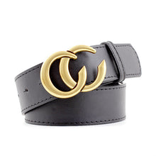Load image into Gallery viewer, Genuine leather women belt high quality fashion casual alloy CC buckle with ladies trend jeans the women for belt
