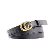 Load image into Gallery viewer, Genuine leather women belt high quality fashion casual alloy CC buckle with ladies trend jeans the women for belt
